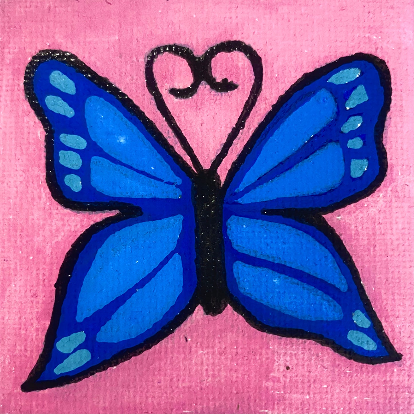 Butterfly Hand-Painted Magnet