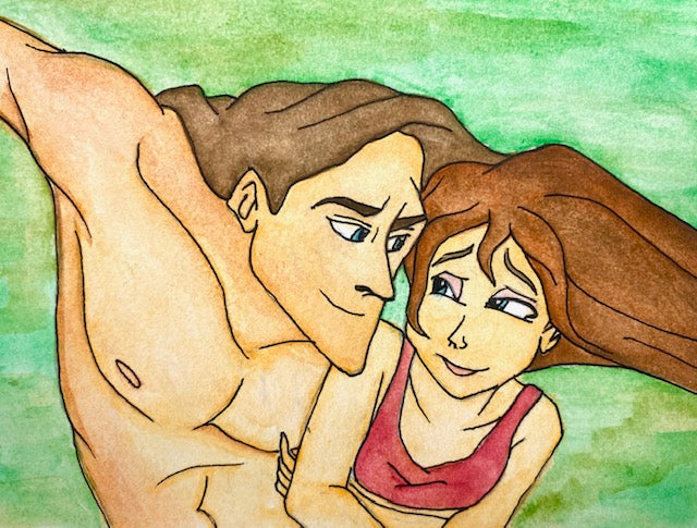 Tarzan Valentine's Greeting Card